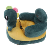 Baby Support Seat Sofa Soft Plush Comfortable Adjustable Angle Bluetooth Function Baby Sitting Support for Indoor Green Dinosaur Pattern In Australia - Darrahopens