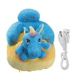 Baby Support Sofa Adjustable Angle Stable Electric Infant Sit Up Chair Floor Seat Plush Lounger for Household Horse In Australia - Darrahopens