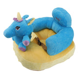 Baby Support Sofa Adjustable Angle Stable Electric Infant Sit Up Chair Floor Seat Plush Lounger for Household Horse