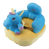 Baby Support Sofa Adjustable Angle Stable Electric Infant Sit Up Chair Floor Seat Plush Lounger for Household Horse