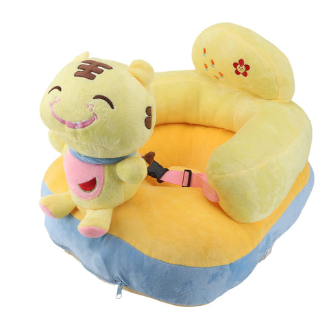 Baby Support Sofa Adjustable Angle Stable Electric Infant Sit Up Chair Floor Seat Plush Lounger for Household Tiger In Australia - Darrahopens