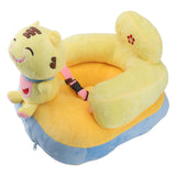 Baby Support Sofa Adjustable Angle Stable Electric Infant Sit Up Chair Floor Seat Plush Lounger for Household Tiger