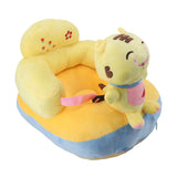Baby Support Sofa Adjustable Angle Stable Electric Infant Sit Up Chair Floor Seat Plush Lounger for Household Tiger