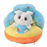 Baby Support Sofa Adjustable Angle Stable Electric Infant Sit Up Chair Floor Seat Plush Lounger for Household Rabbit In Australia - Darrahopens