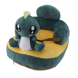 Baby Support Sofa Adjustable Angle Stable Electric Infant Sit Up Chair Floor Seat Plush Lounger for Household Dragon