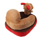 Baby Sofa Chair Floor Support Seat Plush Cute Cartoon Animal Angle Adjustable Baby Learning to Sit Chair with USB Cable for Toddlers Boys Girls Deer In Australia - Darrahopens