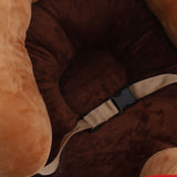 Baby Sofa Chair Floor Support Seat Plush Cute Cartoon Animal Angle Adjustable Baby Learning to Sit Chair with USB Cable for Toddlers Boys Girls Deer