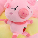 Baby Sofa Chair Floor Support Seat Plush Cute Cartoon Animal Angle Adjustable Baby Learning to Sit Chair with USB Cable for Toddlers Boys Girls Pig In Australia - Darrahopens