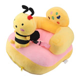 Darrahopens Baby & Kids > Kid's Furniture > Kid's Tables, Chairs & Seats Baby Learn Sitting Support Seats Anti Fall Anti Side Turning Rechargeable Plush Baby Learning to Sit Chair for Indoor Outdoor Bee In Australia - Darrahopens