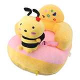 Darrahopens Baby & Kids > Kid's Furniture > Kid's Tables, Chairs & Seats Baby Learn Sitting Support Seats Anti Fall Anti Side Turning Rechargeable Plush Baby Learning to Sit Chair for Indoor Outdoor Bee In Australia - Darrahopens
