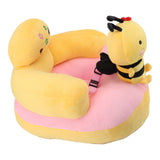 Darrahopens Baby & Kids > Kid's Furniture > Kid's Tables, Chairs & Seats Baby Learn Sitting Support Seats Anti Fall Anti Side Turning Rechargeable Plush Baby Learning to Sit Chair for Indoor Outdoor Bee In Australia - Darrahopens
