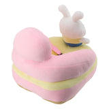 Darrahopens Baby & Kids > Kid's Furniture > Kid's Tables, Chairs & Seats Baby Learn Sitting Support Seats Anti Fall Anti Side Turning Rechargeable Plush Baby Learning to Sit Chair for Indoor Outdoor Rabbit In Australia - Darrahopens