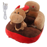 Baby Support Seat Sofa Soft Plush Comfortable Adjustable Angles Bluetooth Function Baby Sitting Support for Indoor Deer In Australia - Darrahopens