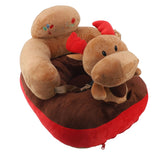 Baby Support Seat Sofa Soft Plush Comfortable Adjustable Angles Bluetooth Function Baby Sitting Support for Indoor Deer