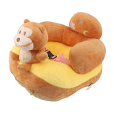 Baby Support Seat Sofa Soft Plush Comfortable Adjustable Angles Bluetooth Function Baby Sitting Support for Indoor Monkey