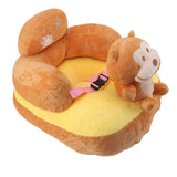 Baby Support Seat Sofa Soft Plush Comfortable Adjustable Angles Bluetooth Function Baby Sitting Support for Indoor Monkey