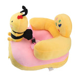 Darrahopens Baby & Kids > Kid's Furniture > Kid's Tables, Chairs & Seats Baby Sofa Chair Floor Support Seat Bluetooth Plush Cute Cartoon Animal Adjustable Baby Learn to Sit Up Chair with USB Cable for Toddlers Boys Girls Bee In Australia - Darrahopens