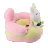 Darrahopens Baby & Kids > Kid's Furniture > Kid's Tables, Chairs & Seats Baby Sofa Chair Floor Support Seat Bluetooth Plush Cute Cartoon Animal Adjustable Baby Learn to Sit Up Chair with USB Cable for Toddlers Boys Girls Bunny In Australia - Darrahopens