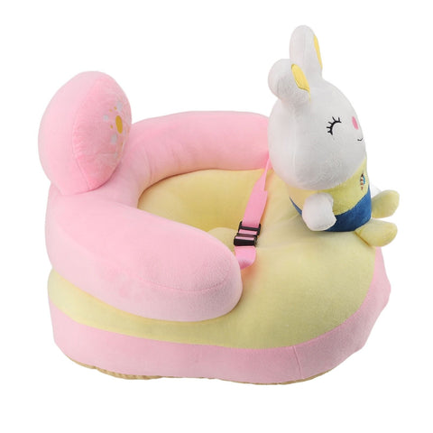 Darrahopens Baby & Kids > Kid's Furniture > Kid's Tables, Chairs & Seats Baby Sofa Chair Floor Support Seat Bluetooth Plush Cute Cartoon Animal Adjustable Baby Learn to Sit Up Chair with USB Cable for Toddlers Boys Girls Bunny In Australia - Darrahopens