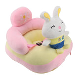 Darrahopens Baby & Kids > Kid's Furniture > Kid's Tables, Chairs & Seats Baby Sofa Chair Floor Support Seat Bluetooth Plush Cute Cartoon Animal Adjustable Baby Learn to Sit Up Chair with USB Cable for Toddlers Boys Girls Bunny In Australia - Darrahopens
