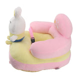 Darrahopens Baby & Kids > Kid's Furniture > Kid's Tables, Chairs & Seats Baby Sofa Chair Floor Support Seat Bluetooth Plush Cute Cartoon Animal Adjustable Baby Learn to Sit Up Chair with USB Cable for Toddlers Boys Girls Bunny In Australia - Darrahopens
