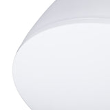 Modern Hourglass Shaped Stool Round End Table Stool for Shoe Changing Home Use 43x30cm White In Australia - Darrahopens
