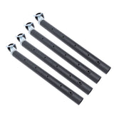 4PCS Furniture Legs with Caster Wheels Heavy Duty Carbon Steel Table Leg Extender Riser for Cabinet Sofa Bed Couch Coffee Table 51cm/20.1in