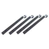 4PCS Furniture Legs with Caster Wheels Heavy Duty Carbon Steel Table Leg Extender Riser for Cabinet Sofa Bed Couch Coffee Table 51cm/20.1in