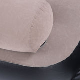 Inflatable Sofa Bed Portable Foldable Thickened Flocked PVC Blow Up Couch Mattress for Home Travel Camping Coffee Color In Australia - Darrahopens