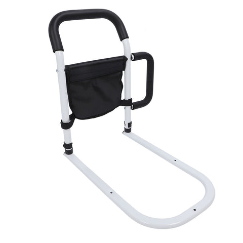 Bed Rails for Elderly Adults Safety Fall Prevention Guard Bed Assist Rail with Double Grab Bars and Storage Pocket for Seniors Patients In Australia - Darrahopens