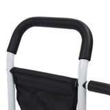 Bed Rails for Elderly Adults Safety Fall Prevention Guard Bed Assist Rail with Double Grab Bars and Storage Pocket for Seniors Patients