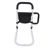 Bed Rails for Elderly Adults Safety Fall Prevention Guard Bed Assist Rail with Double Grab Bars and Storage Pocket for Seniors Patients