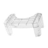 Toilet Foot Stool Transparent Prevent Slip Toilet Assistance Step Stool for Adults Children Squatting Posture