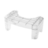 Toilet Foot Stool Transparent Prevent Slip Toilet Assistance Step Stool for Adults Children Squatting Posture