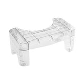 Toilet Foot Stool Transparent Prevent Slip Toilet Assistance Step Stool for Adults Children Squatting Posture