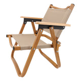 Kids Camping Chair Aluminum Alloy Wood Grain Canvas Portable Folding Camp Chair for Children Under 6 Years Old