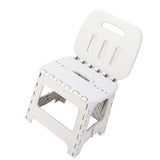Folding Step Stool PP Thickened Portable Small Kids Step Stool with Handle for Outdoor Camping Fishing Picnic Grey L In Australia - Darrahopens