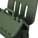 Folding Step Stool PP Thickened Portable Small Kids Step Stool with Handle for Outdoor Camping Fishing Picnic Green L