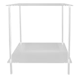 Side Table Acrylic 2 Tier Simple Lightweight Modern Bedside Table for Living Room Bedroom