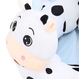 Infant Support Seat with Two Handles Comfortable Plush Cartoon Anti Slip Bottom Infant Learning Sitting Chair for Home