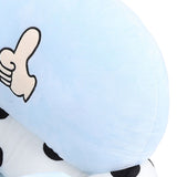 Infant Support Seat with Two Handles Comfortable Plush Cartoon Anti Slip Bottom Infant Learning Sitting Chair for Home