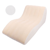 Inflatable Lounger Sofa PVC Comfortable Portable Sleeping Camping Sofa Bed for Home Picnics Hiking Park Travel Beige Coffee In Australia - Darrahopens