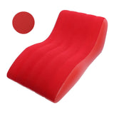 Inflatable Lounger Sofa PVC Comfortable Portable Sleeping Camping Sofa Bed for Home Picnics Hiking Park Travel Red In Australia - Darrahopens