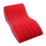 Inflatable Lounger Sofa PVC Comfortable Portable Sleeping Camping Sofa Bed for Home Picnics Hiking Park Travel Red In Australia - Darrahopens