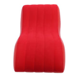 Inflatable Lounger Sofa PVC Comfortable Portable Sleeping Camping Sofa Bed for Home Picnics Hiking Park Travel Red