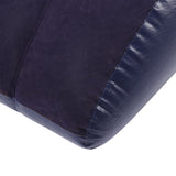Inflatable Lounger Sofa PVC Comfortable Portable Sleeping Camping Sofa Bed for Home Picnics Hiking Park Travel Navy Blue