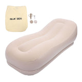 Self Inflating Sofa Fast Inflation Ergonomic Skin Friendly Inflatable Couch Portable Blow Up Sofa Chair for Camping Tent Home Use 68.9x29.5x19.7in In Australia - Darrahopens