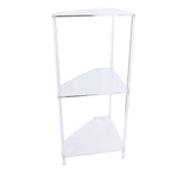 3 Tier Triangular Acrylic Corner Side Table Small Corner Side Table Bathroom Organizer Water Resistant End Table In Australia - Darrahopens