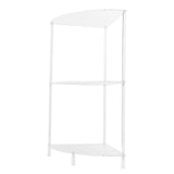 3 Tier Corner Table Multifunctional Acrylic Wall Side Table for Bedroom Bathroom Living Room