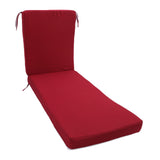 Lounge Chair Cushion with Ties Removable Rain Proof Fade Proof Sun Lounger Replacement Cushion for Beach Outdoor Patio Burgundy In Australia - Darrahopens